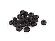 Unique Bargains 4mm Inner Dia Double Sides Rubber Cable Wiring Grommets Gasket Ring 20Pcs