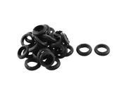 30Pcs Black Rubber Wiring Grommets Gasket Ring Cable Protector for 20mm Wire