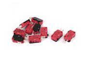 10 Pcs V 15 1C25 Snap Action Push Button SPDT Momentary Micro Limit Switch