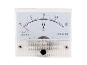 85C1 Class 2.5 Accuracy DC 0 20V Range Analog Voltmeter Volt Meter White
