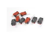 8pcs Long Hinge Lever Arm Snap Action SPDT 1NO 1NC Momentary Micro Limit Switch