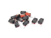 12pcs Long Straight Hinge Lever Snap Action SPDT Momentary Micro Limit Switch