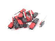 20Pcs AC 250V 3 16A Long Hinge Lever Snap Action SPDT 1NO 1NC Micro Limit Switch