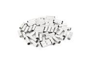 Unique Bargains 50Pcs BN5.5 Uninsulated Butt Connector Terminal for 12 10 AWG Cable Wire