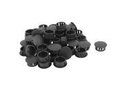 SKT 19 Plastic 19mm Dia Snap in Type Locking Hole Plugs Button Cover 50pcs