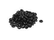 100 pcs 6mm Inner Dia Double Sides Cable Wiring Grommets Gasket Ring