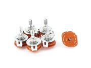 Unique Bargains 6Pcs 2P3T 6mm Knurled Shaft Dia Band Selector Rotary Switch
