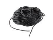 Unique Bargains 4mm Outer Dia Black Polyethylene Spiral Wrapping Band Cable Wire Manager 27M