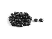 Unique Bargains 40pcs 3mm x 8mm Black Wiring Grommets Gasket Open Hole Ring Cable Lead Protector