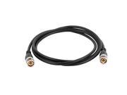 BNC Male to Male Plug Connector Coaxial RF AV Audio Video Jumper Cable 1.5M