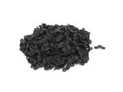 420 Pcs Black Plastic Arc Shaped Cable Clamp Wire Harness Clip Fastener
