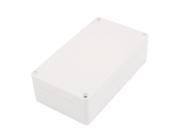 158mm x 90mm x 48mm Plastic Outdoor Electrical Enclosure Junction Box Case Gray