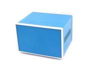 Metal Electronic Project Junction Box Enclosure Case Blue 202mm x 182mm x 132mm