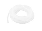Computer Cable Manager PE Spiral Wrapping Wire 8mm Dia 18Ft Clear