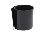 3.3ft 55mm Flat 35mm Dia PVC Heat Shrink Tubing Black for for AAA Battery Pack