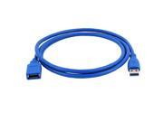 1.5M 4.9Ft SuperSpeed USB 3.0 Type A Male to Female Data Extension Cable Blue