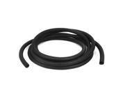 10mm Inner Dia Flexible Corrugated Tube Hose Cable Pipe Black 2.9M 9.5Ft Long