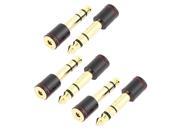 3.5mm Female to 6.35mm Male Stereo Audio Adapter Connector Converter 6Pcs