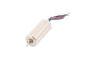 DC 1.5 4.5V 50000RPM 2 Wired Cylinder Coreless Motor for RC Helicopter