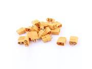 RC Model LiPo Battery Motor XT60 Male Female Plug Connector Yellow 10 Pairs