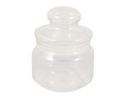 Unique Bargains 300ml Volume Plastic Round Wishing Wish Bottle Vial Holder Clear