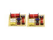 Unique Bargains 2pcs 180W Hi Fi Speaker Audio Frequency Divider 3 Way Crossover Filters 4 8 Ohms