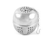 Quality Stainless Steel Tea Strainer Infuser Ball 2.2 Dia w Chain