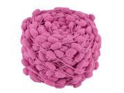 Household Cotton Blends Hand Knitting DIY Scarf Hat Sweater Yarn Thread Fuchsia