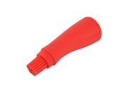 Silicone High Temperature Resistant BBQ Tools Oil Bottle Basting Brush Red