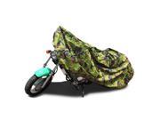 XXL 190T Rain Dust Motorcycle Cover Camouflage Outdoor Waterproof