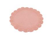 Kitchen Polyvinyl Chloride Flower Shaped Heat Resistant Pot Pad Placemat Pink