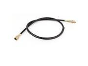 Unique Bargains Motorcycle Parts 31.5 Length Speed Controller Tachometer Cable Black