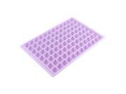 Cake Chocolate Jelly Making Square 96 Slots Ice Cube Mold Tray Light Purple