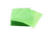 Green Non woven Fabric Anti Dust Home CD Compact Disc Storage Bag 100 Pcs