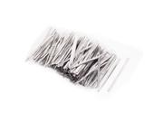 2400 Pcs Silver Tone 8cm Length Candy Bread Bags Packaging Twist Cable Tie