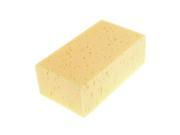 Durable Practical Perforated Compressed Car Wash Sponge Yellow