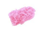 Woman Lace Ruffle Flower Brim Trim Applique Pink 38.3 Yards 2cm Width