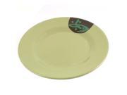 Unique Bargains Character Printed Food Serving Dish Plate Kitchenware Army Green 9 Inch Dia
