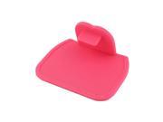 Household Silicone Panhandle Heat Resistant Magnet Pot Holder Pink