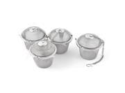 Kitchen Stainless Steel Multi Use Tea Spice Seasoning Infuser Strainer 4pcs