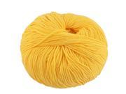 Household Cotton Handcraft Hand Knitting DIY Scarf Hat Sweater Yarn Yellow