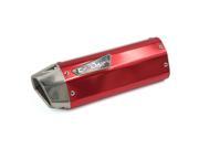 Red Stainless Steel Motorcycle Exhaust Muffler Silencer