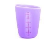 250ml Capacity Silicone Food Liquid Kitchen Household Measuring Cup Purple