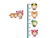 Unique Bargains Home Room Removable Cartoon Height Chart Measure Wall Decal Sticker DIY Decor