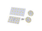 Unique Bargains 4 x Auto White 5050 SMD LED Festoon Dome Light Tail Lamp for Great Wall Hover