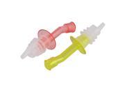 Family Kitchen Bar Plastic Wine Beer Olive Oil Vinegar Bottle Stopper 2 PCS