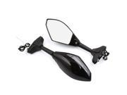 Motorcycle Integrated Turn Signal Rearview Mirrors For CBR GSXR Ninja YZF Sport