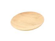 Table Food Round Shaped Wooden Dessert Serving Plate Dish Tray 17.5cm