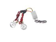 Unique Bargains 2 Pcs Blue LED Decoration Singal Spot Light Lamp DC 12V for Motorbike Autocycle