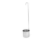 Household Stainless Steel Wine Measuring Cup Silver Tone 250ml Capacity